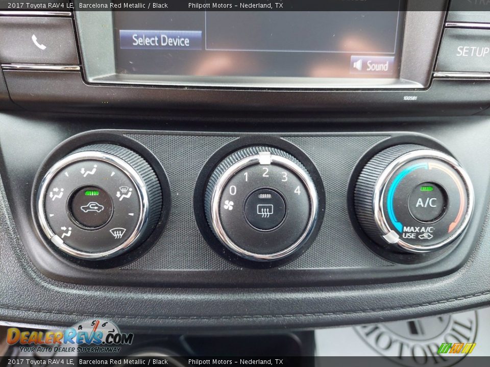 2017 Toyota RAV4 LE Barcelona Red Metallic / Black Photo #21