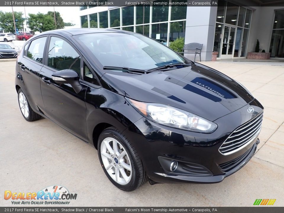 2017 Ford Fiesta SE Hatchback Shadow Black / Charcoal Black Photo #9