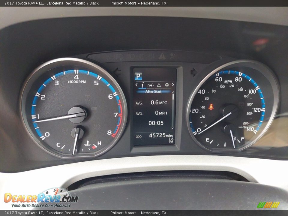 2017 Toyota RAV4 LE Barcelona Red Metallic / Black Photo #22