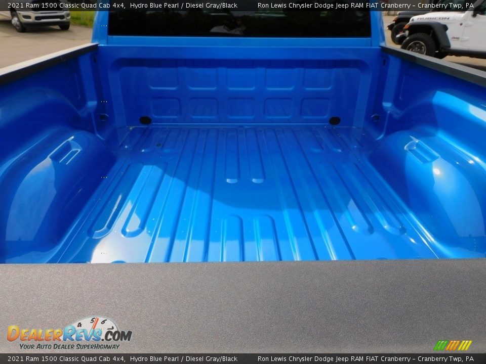 2021 Ram 1500 Classic Quad Cab 4x4 Hydro Blue Pearl / Diesel Gray/Black Photo #7