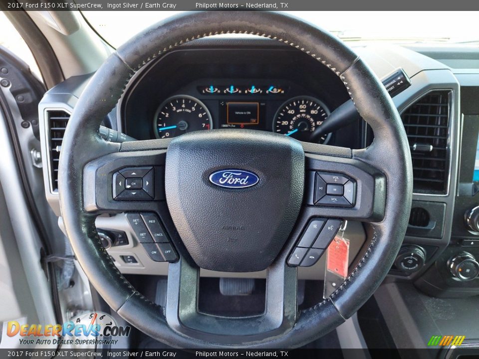 2017 Ford F150 XLT SuperCrew Ingot Silver / Earth Gray Photo #12