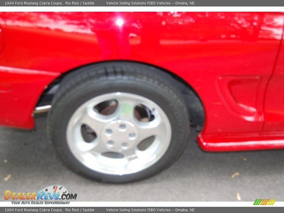 1994 Ford Mustang Cobra Coupe Rio Red / Saddle Photo #21