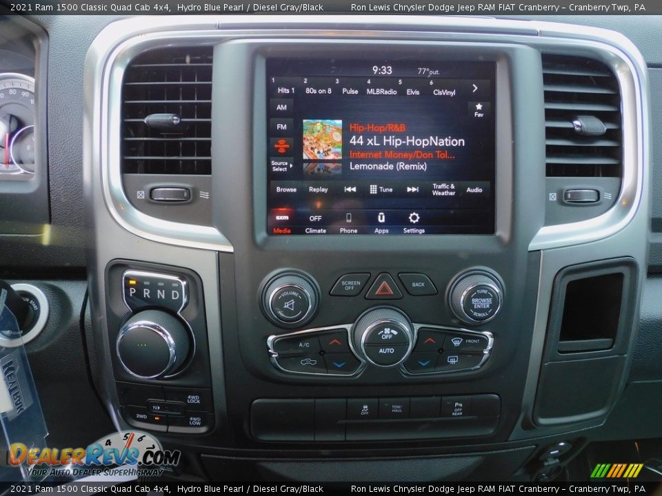 2021 Ram 1500 Classic Quad Cab 4x4 Hydro Blue Pearl / Diesel Gray/Black Photo #15