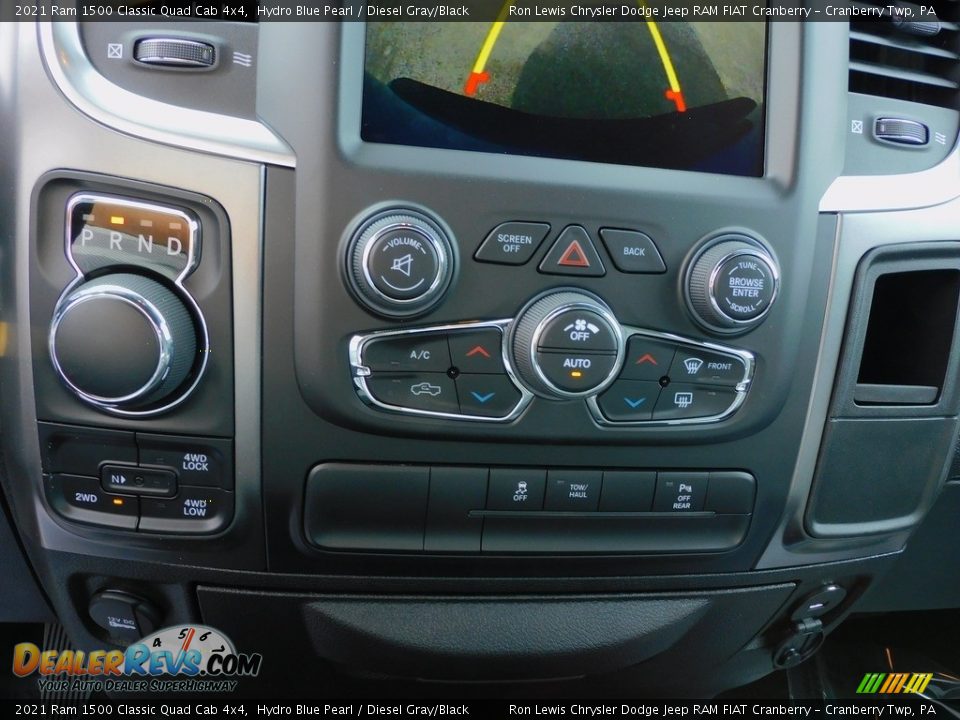 2021 Ram 1500 Classic Quad Cab 4x4 Hydro Blue Pearl / Diesel Gray/Black Photo #18