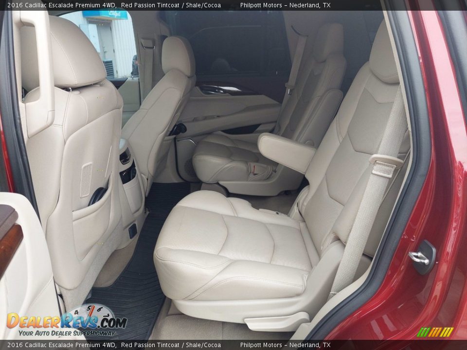 Rear Seat of 2016 Cadillac Escalade Premium 4WD Photo #6