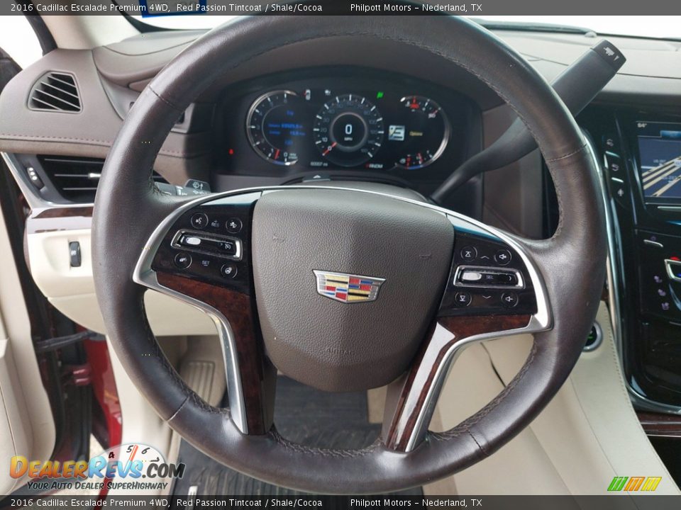 2016 Cadillac Escalade Premium 4WD Steering Wheel Photo #15