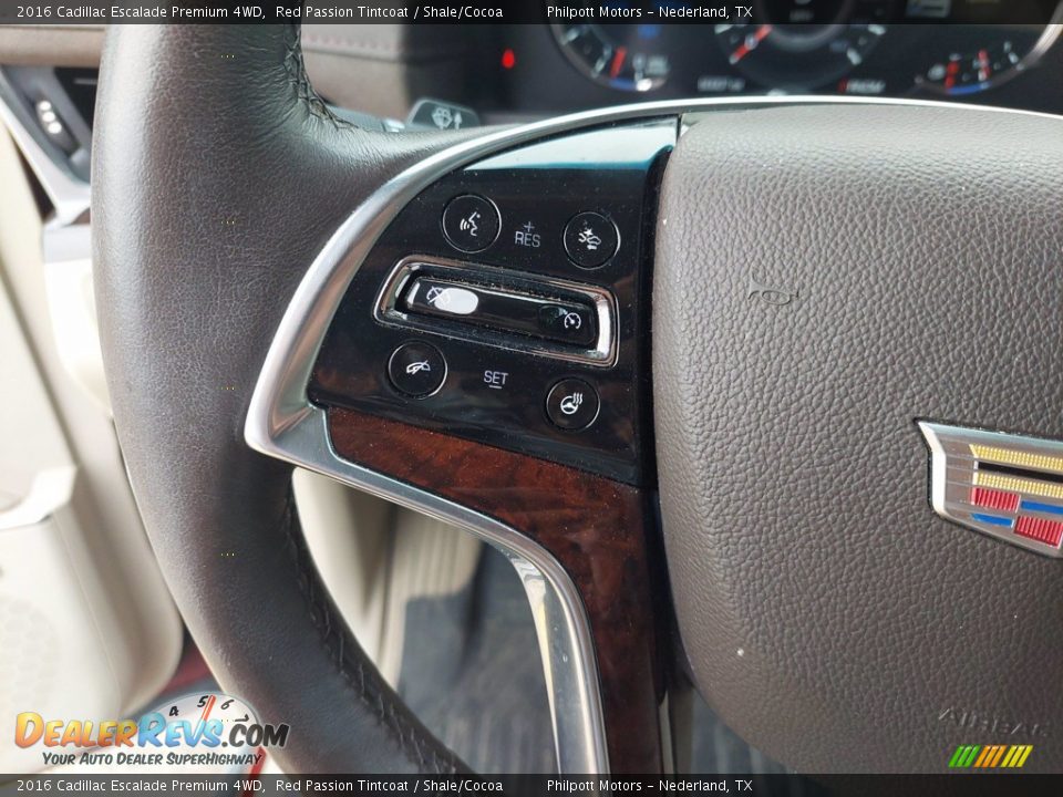 2016 Cadillac Escalade Premium 4WD Steering Wheel Photo #16