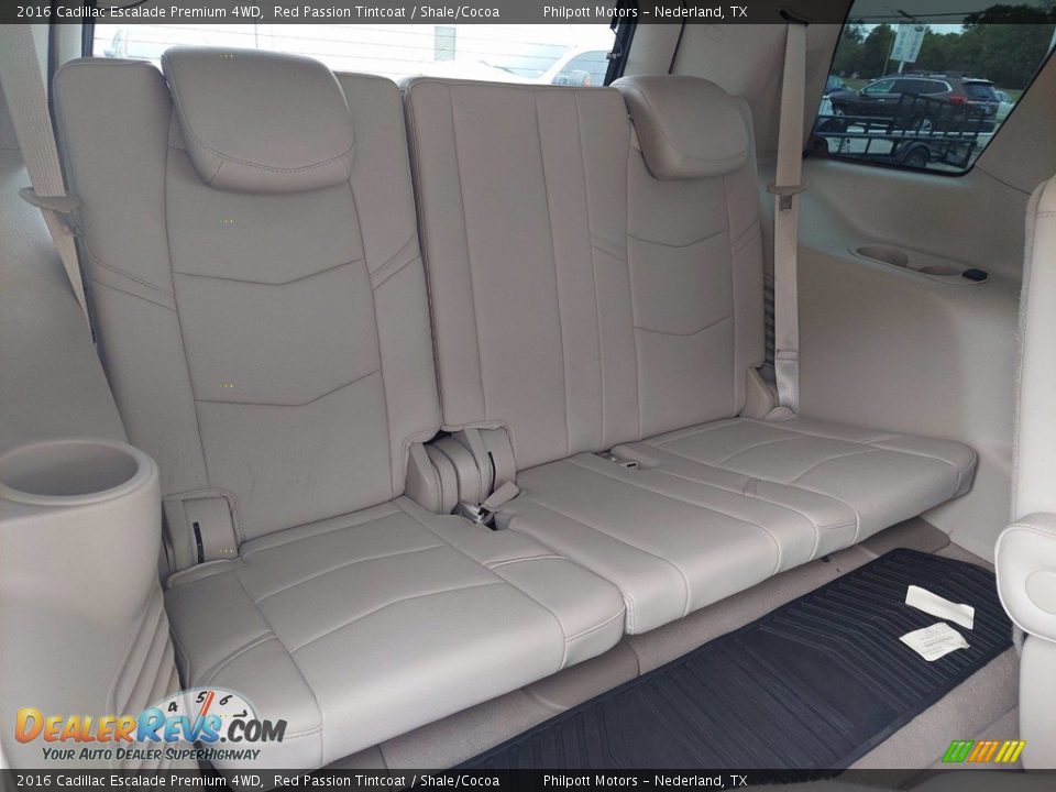 Rear Seat of 2016 Cadillac Escalade Premium 4WD Photo #29