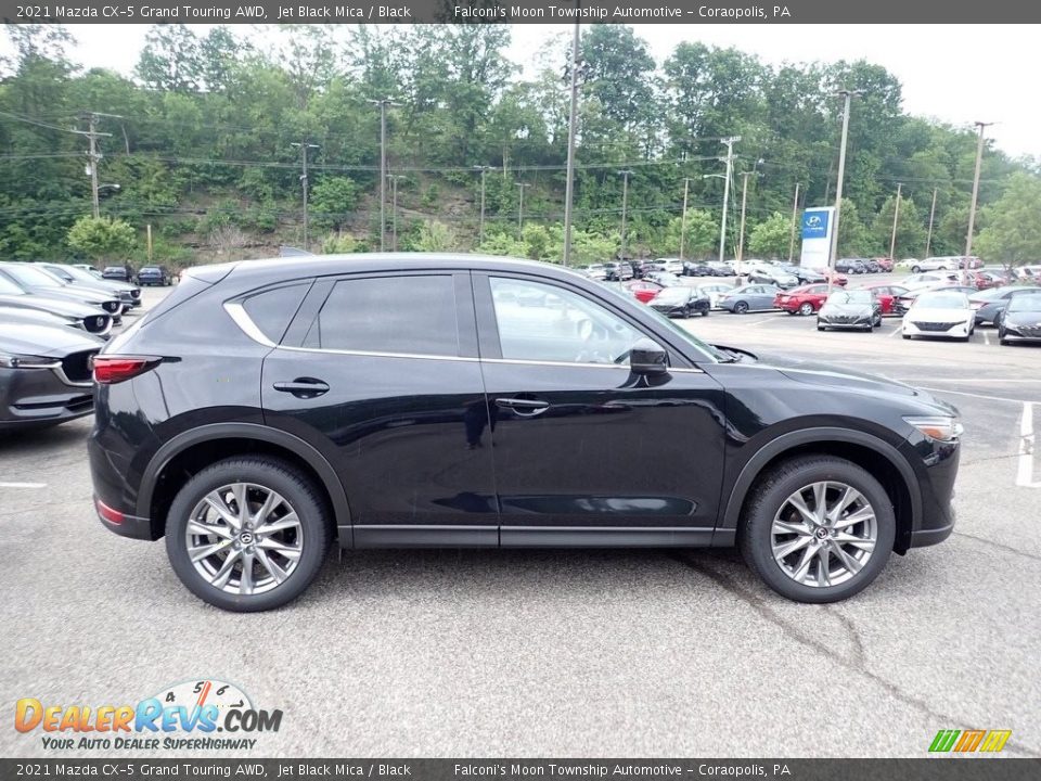 2021 Mazda CX-5 Grand Touring AWD Jet Black Mica / Black Photo #1