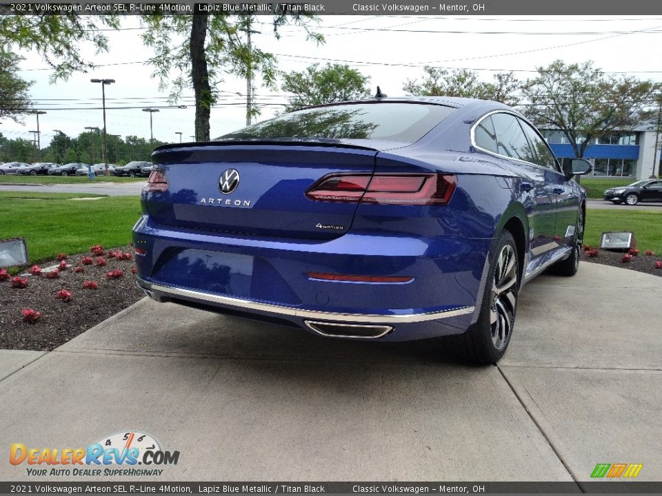 2021 Volkswagen Arteon SEL R-Line 4Motion Lapiz Blue Metallic / Titan Black Photo #2
