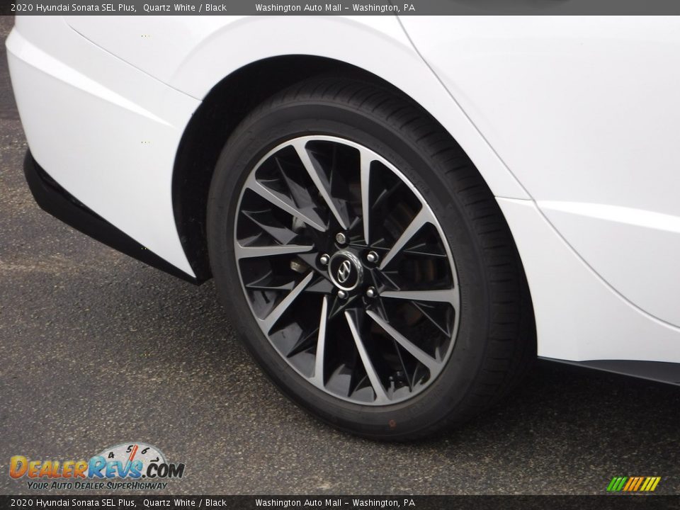 2020 Hyundai Sonata SEL Plus Quartz White / Black Photo #3