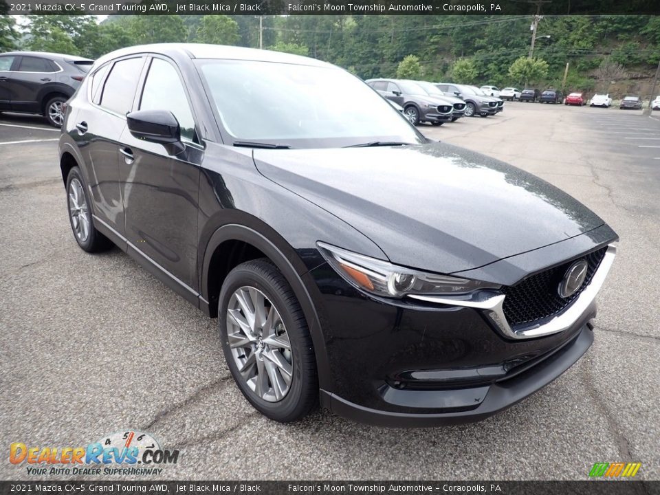 2021 Mazda CX-5 Grand Touring AWD Jet Black Mica / Black Photo #3