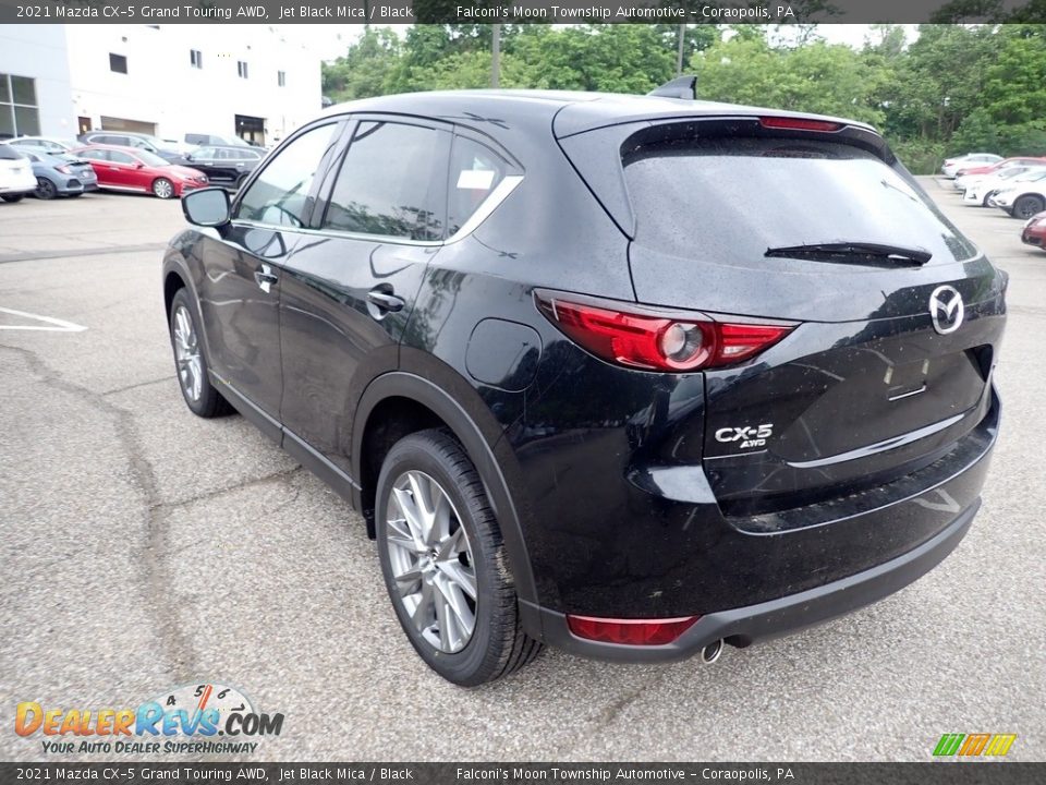 2021 Mazda CX-5 Grand Touring AWD Jet Black Mica / Black Photo #6