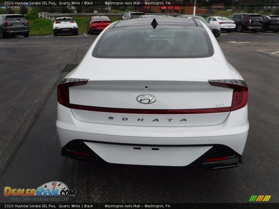 2020 Hyundai Sonata SEL Plus Quartz White / Black Photo #9