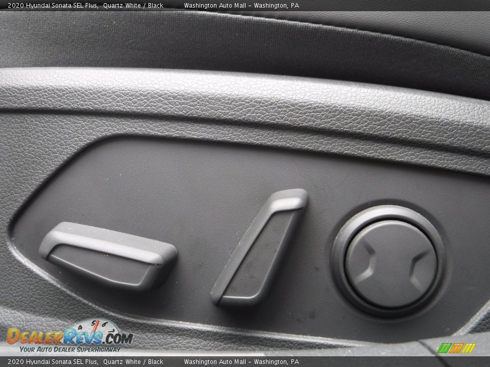 2020 Hyundai Sonata SEL Plus Quartz White / Black Photo #17