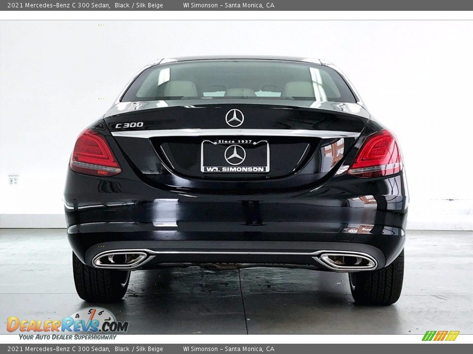 2021 Mercedes-Benz C 300 Sedan Black / Silk Beige Photo #3