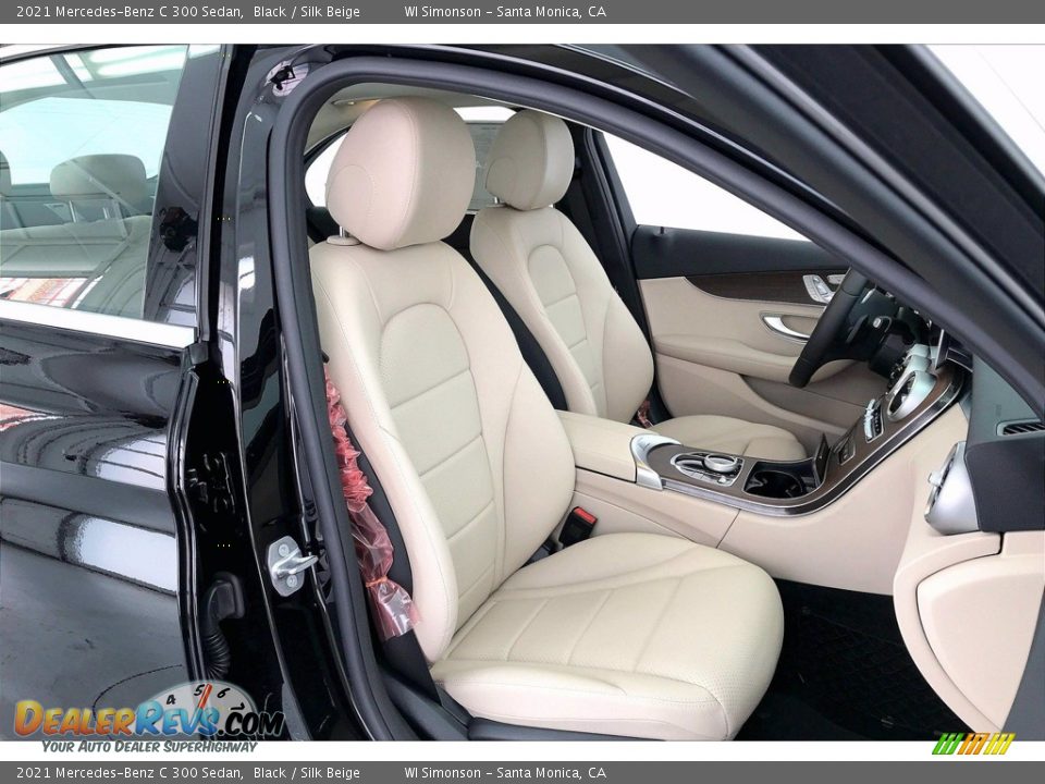 2021 Mercedes-Benz C 300 Sedan Black / Silk Beige Photo #5