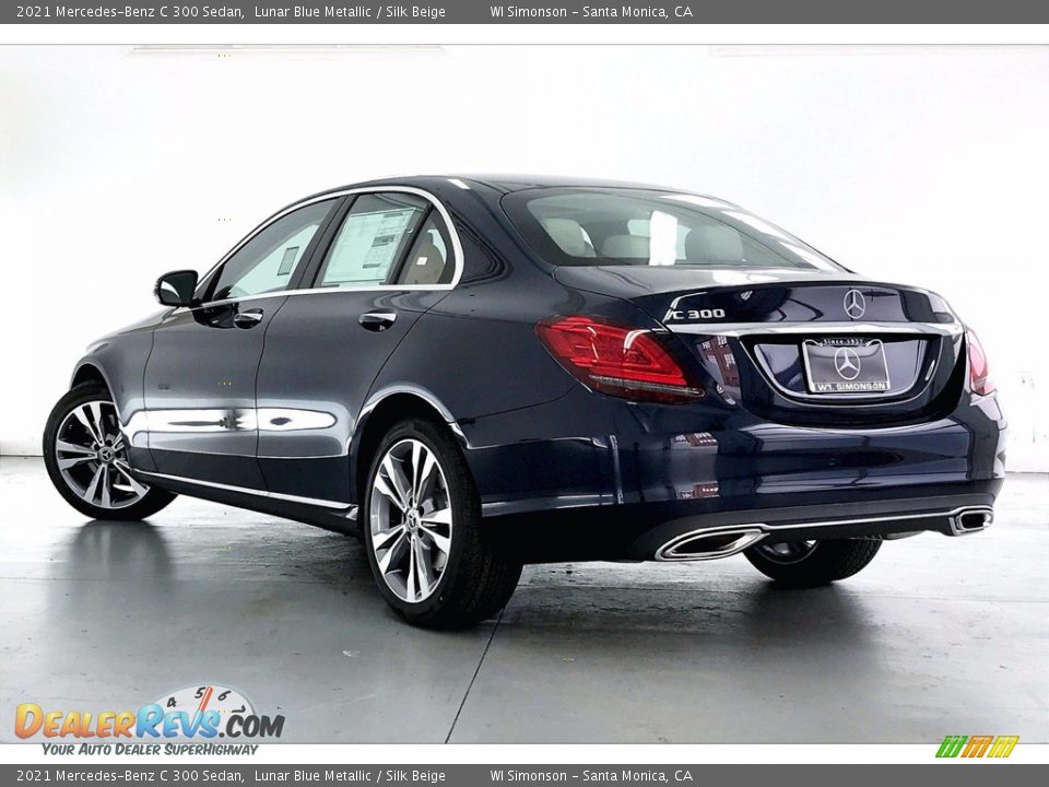 2021 Mercedes-Benz C 300 Sedan Lunar Blue Metallic / Silk Beige Photo #2