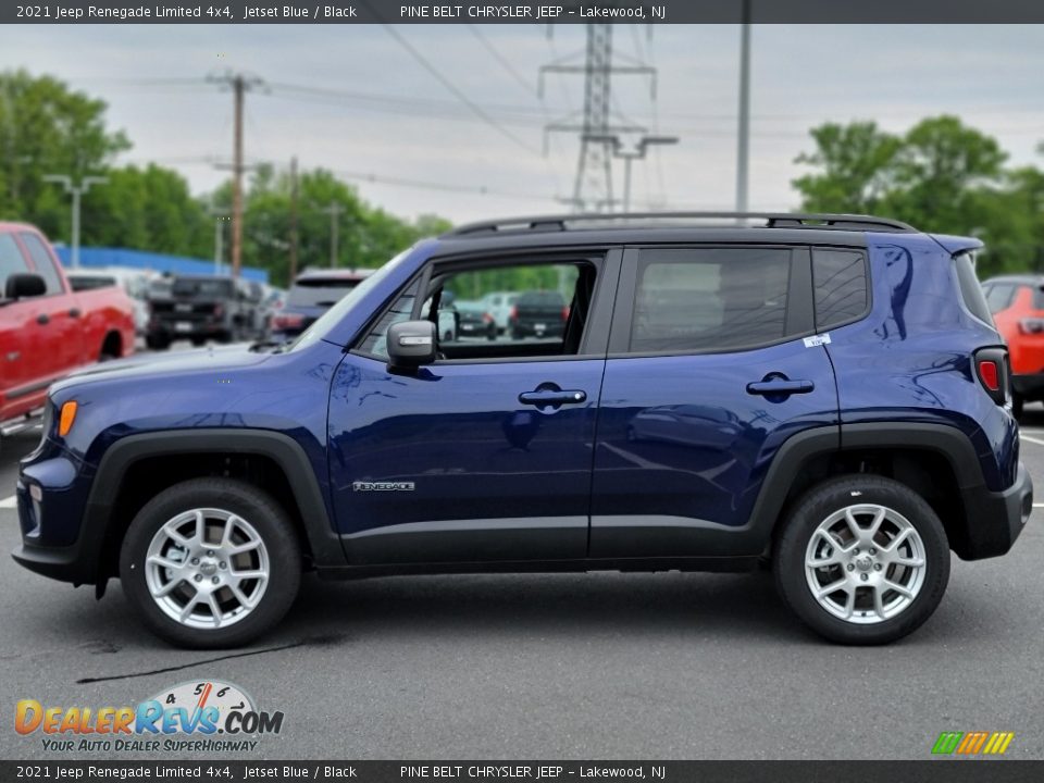 Jetset Blue 2021 Jeep Renegade Limited 4x4 Photo #4