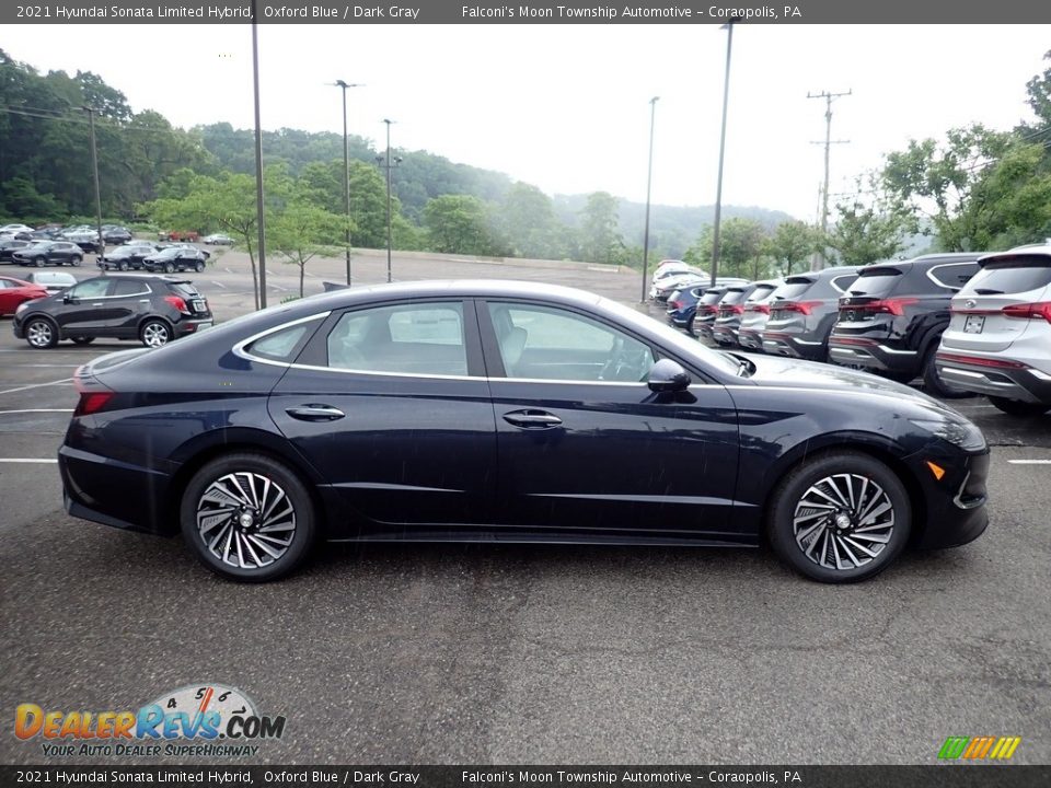 2021 Hyundai Sonata Limited Hybrid Oxford Blue / Dark Gray Photo #1