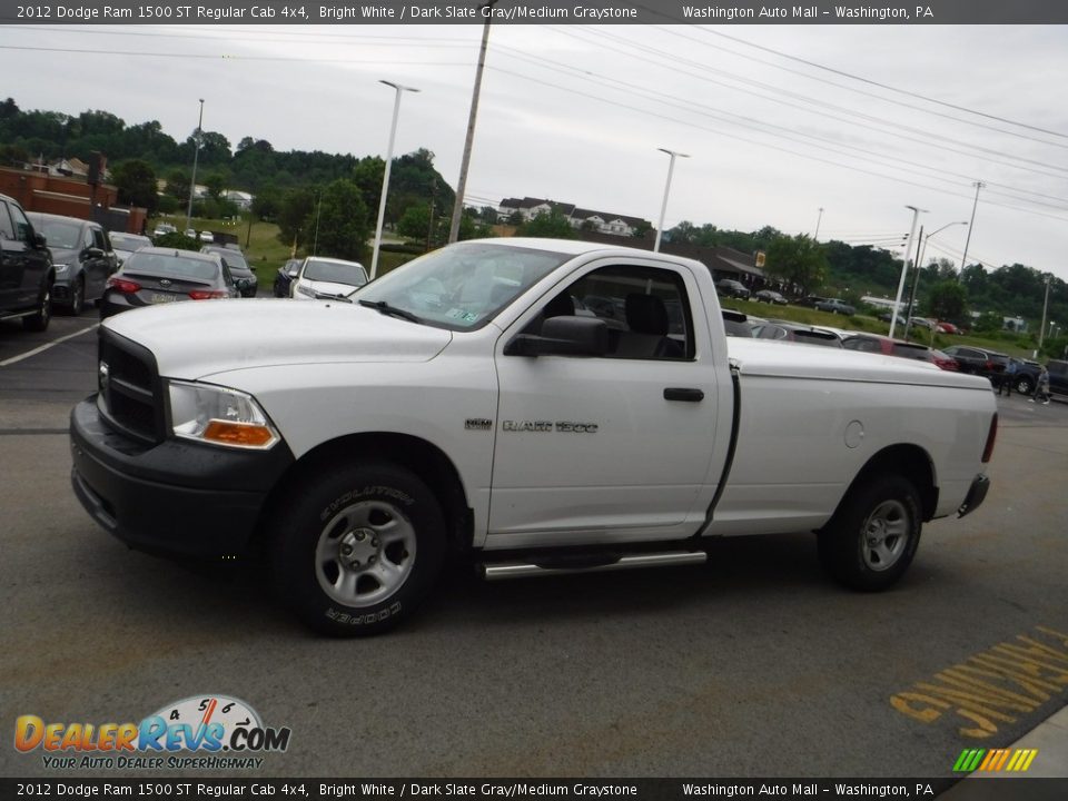 2012 Dodge Ram 1500 ST Regular Cab 4x4 Bright White / Dark Slate Gray/Medium Graystone Photo #9