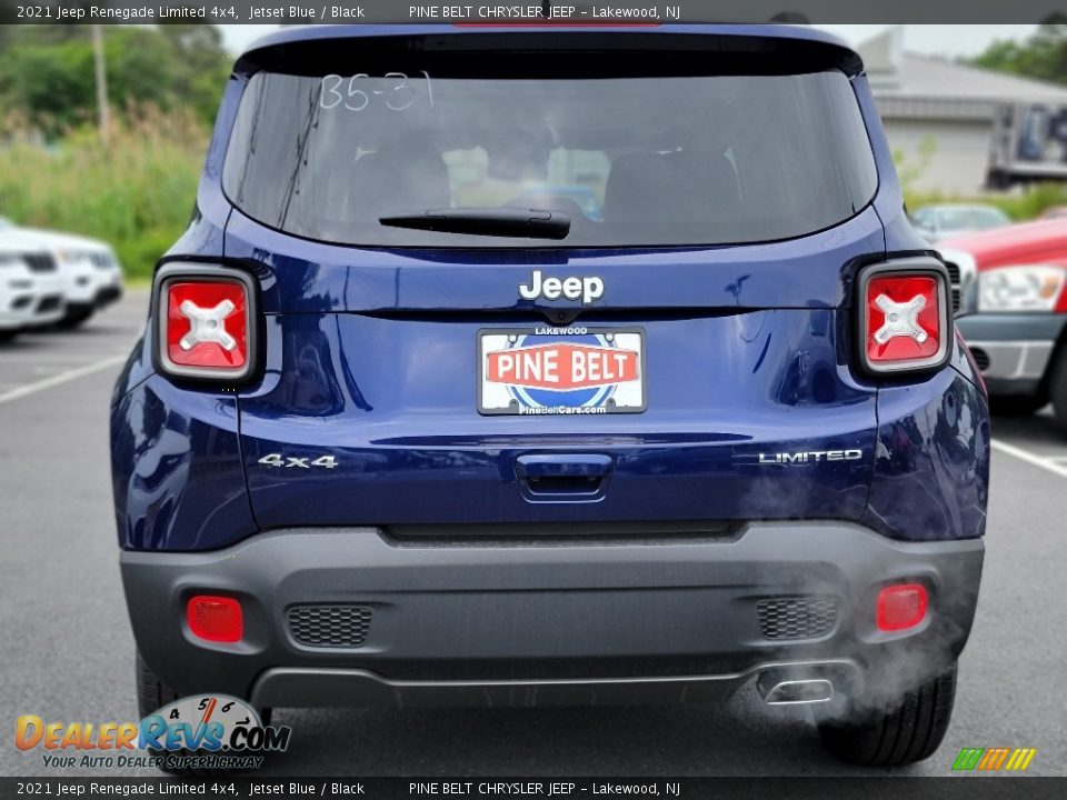2021 Jeep Renegade Limited 4x4 Jetset Blue / Black Photo #7