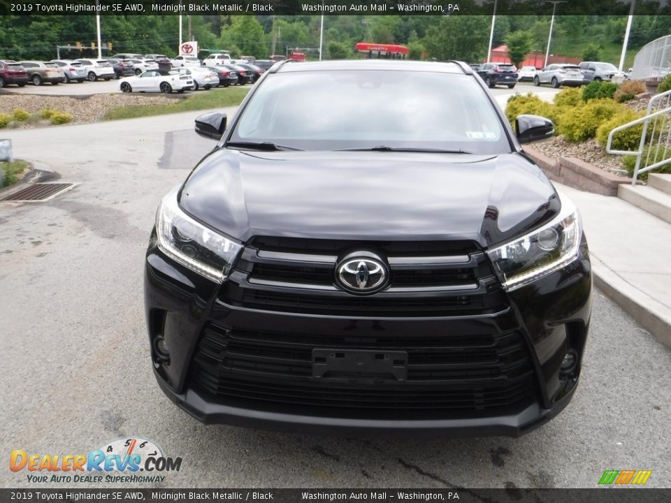 2019 Toyota Highlander SE AWD Midnight Black Metallic / Black Photo #11