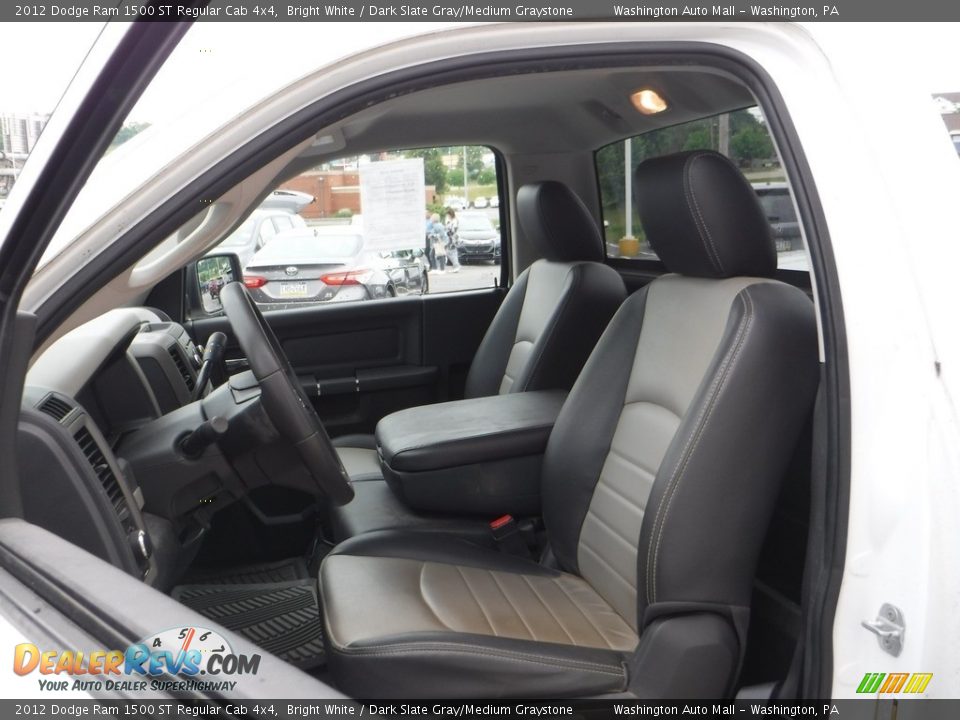 Front Seat of 2012 Dodge Ram 1500 ST Regular Cab 4x4 Photo #15