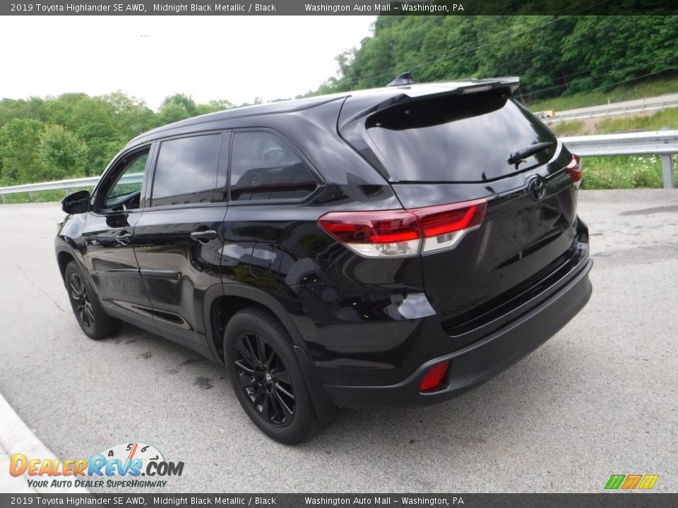 2019 Toyota Highlander SE AWD Midnight Black Metallic / Black Photo #13