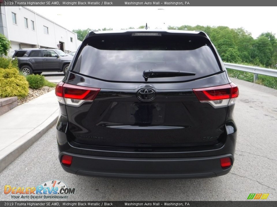 2019 Toyota Highlander SE AWD Midnight Black Metallic / Black Photo #14