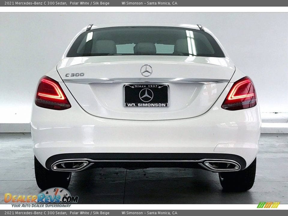 2021 Mercedes-Benz C 300 Sedan Polar White / Silk Beige Photo #3