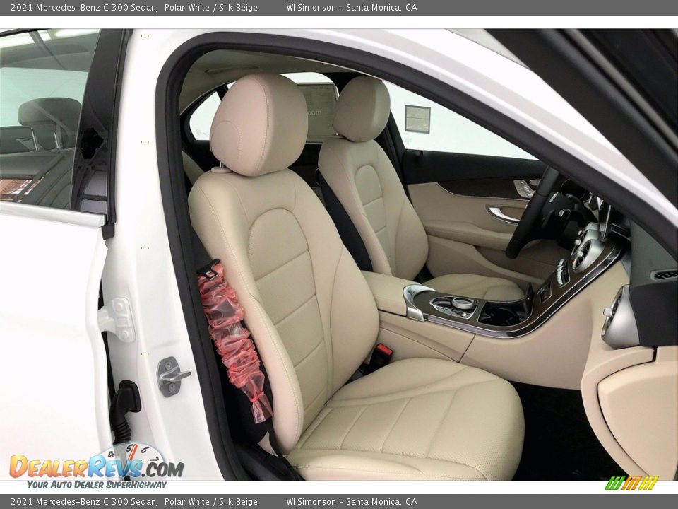 2021 Mercedes-Benz C 300 Sedan Polar White / Silk Beige Photo #5