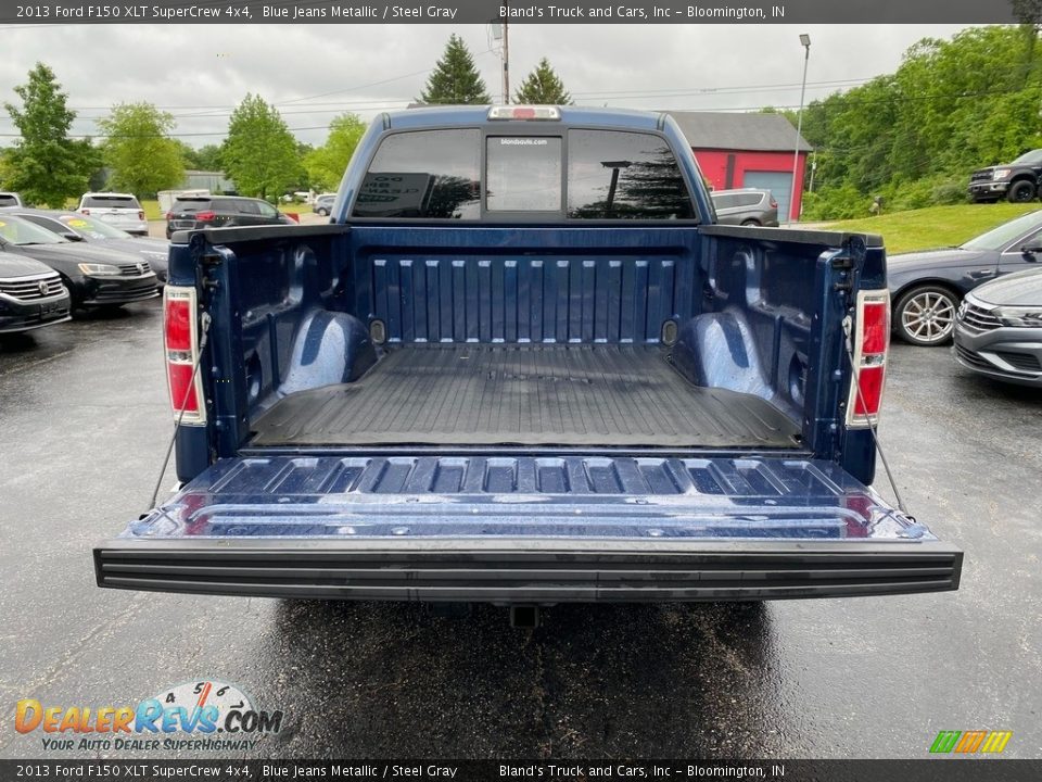 2013 Ford F150 XLT SuperCrew 4x4 Blue Jeans Metallic / Steel Gray Photo #9