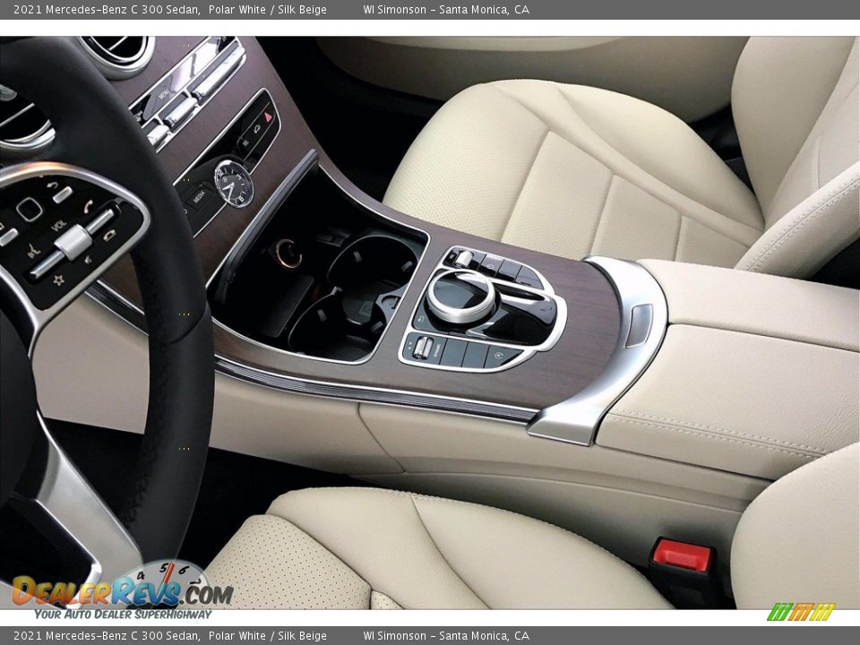 2021 Mercedes-Benz C 300 Sedan Polar White / Silk Beige Photo #8