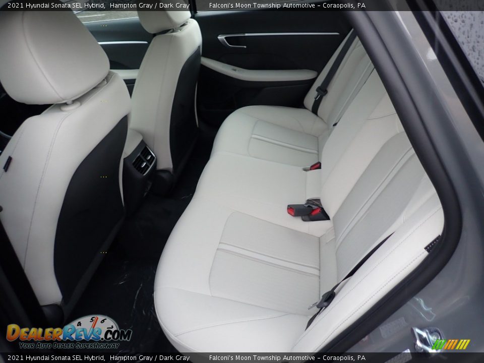 Rear Seat of 2021 Hyundai Sonata SEL Hybrid Photo #8