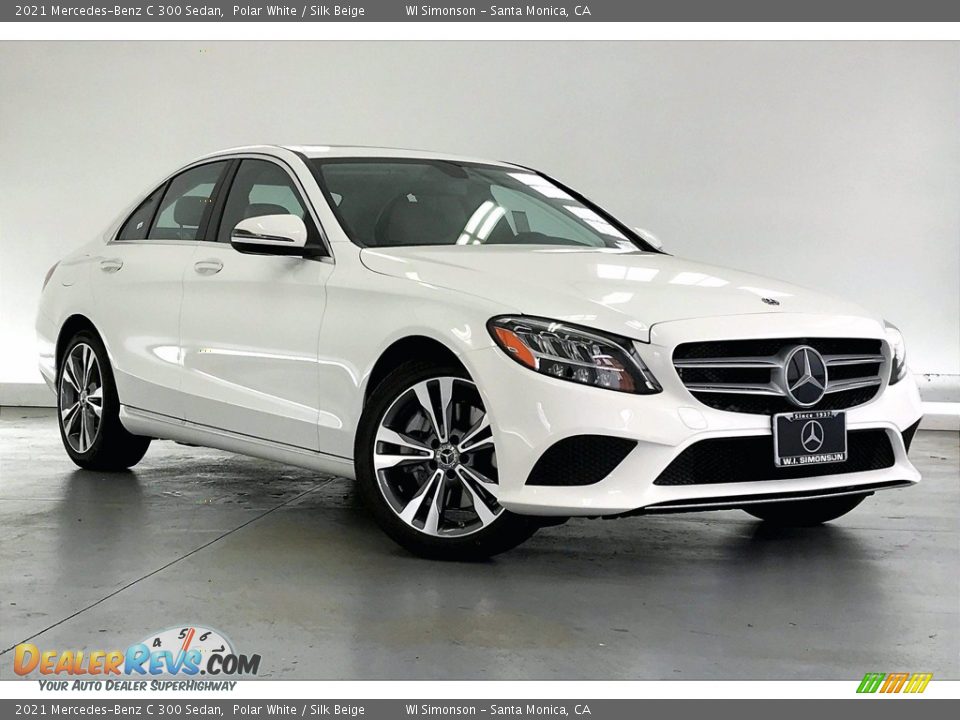 2021 Mercedes-Benz C 300 Sedan Polar White / Silk Beige Photo #12