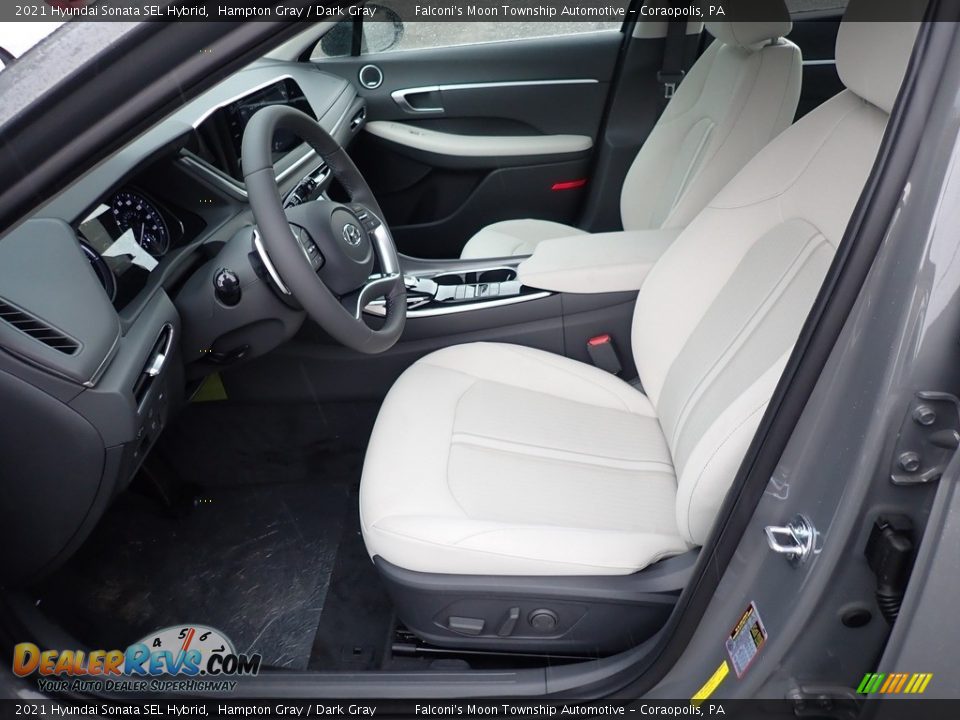 Front Seat of 2021 Hyundai Sonata SEL Hybrid Photo #10