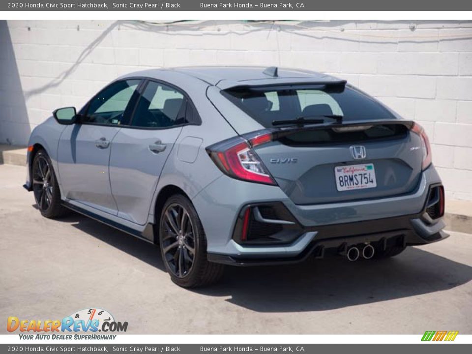 2020 Honda Civic Sport Hatchback Sonic Gray Pearl / Black Photo #2