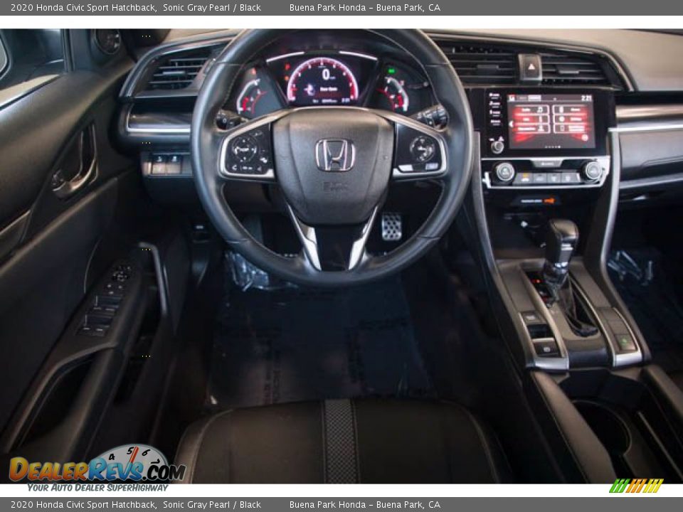 2020 Honda Civic Sport Hatchback Sonic Gray Pearl / Black Photo #5