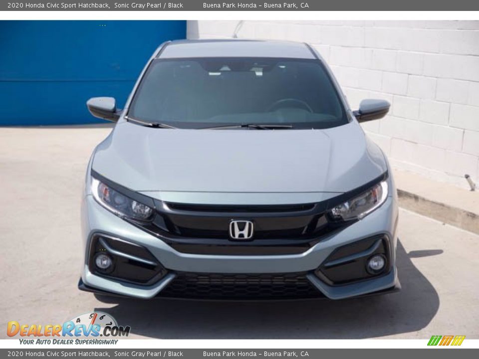 2020 Honda Civic Sport Hatchback Sonic Gray Pearl / Black Photo #7