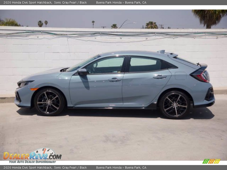 2020 Honda Civic Sport Hatchback Sonic Gray Pearl / Black Photo #8