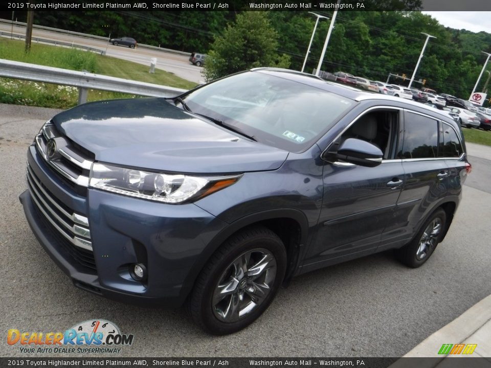 2019 Toyota Highlander Limited Platinum AWD Shoreline Blue Pearl / Ash Photo #11