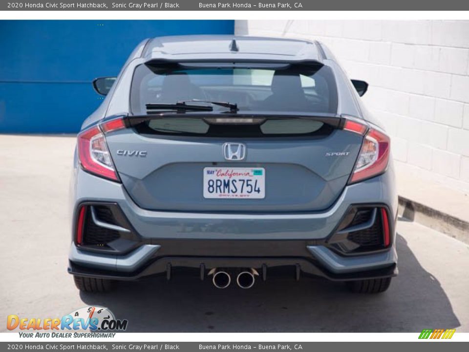 2020 Honda Civic Sport Hatchback Sonic Gray Pearl / Black Photo #9