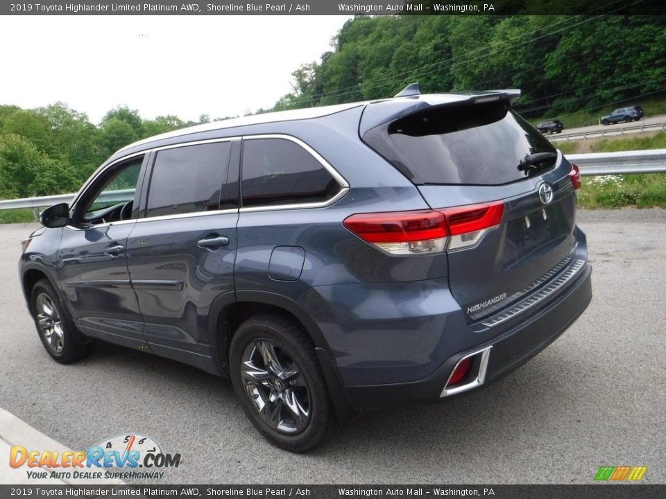 2019 Toyota Highlander Limited Platinum AWD Shoreline Blue Pearl / Ash Photo #13