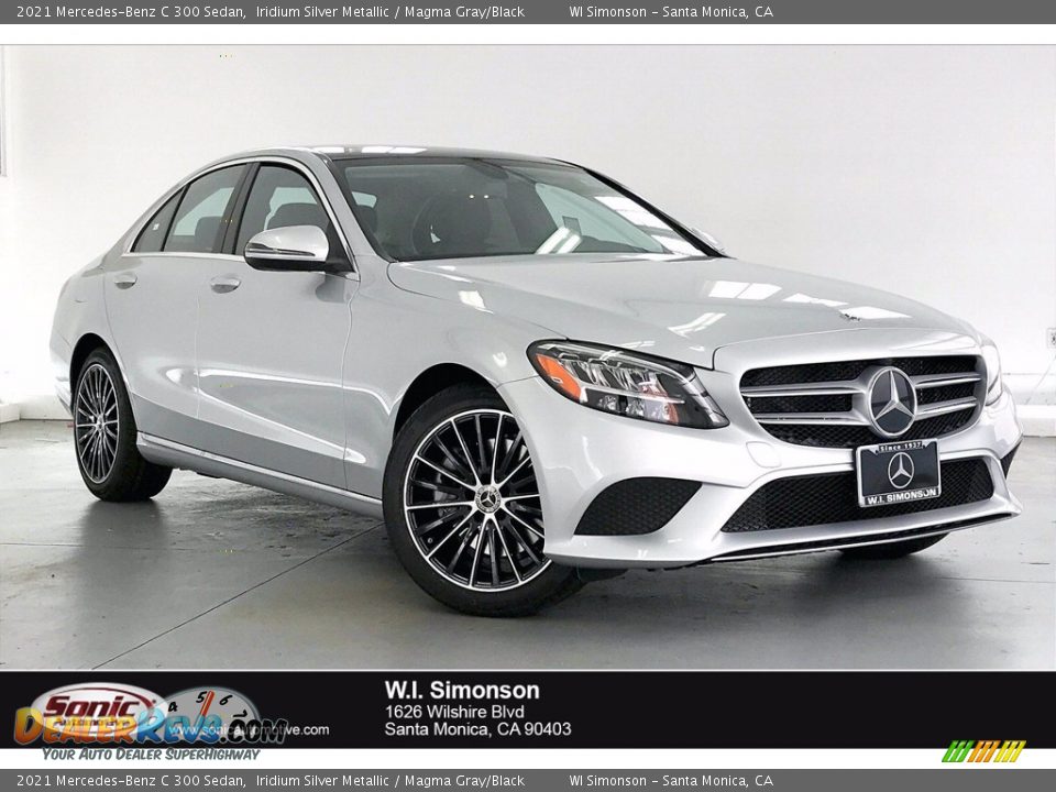 2021 Mercedes-Benz C 300 Sedan Iridium Silver Metallic / Magma Gray/Black Photo #1