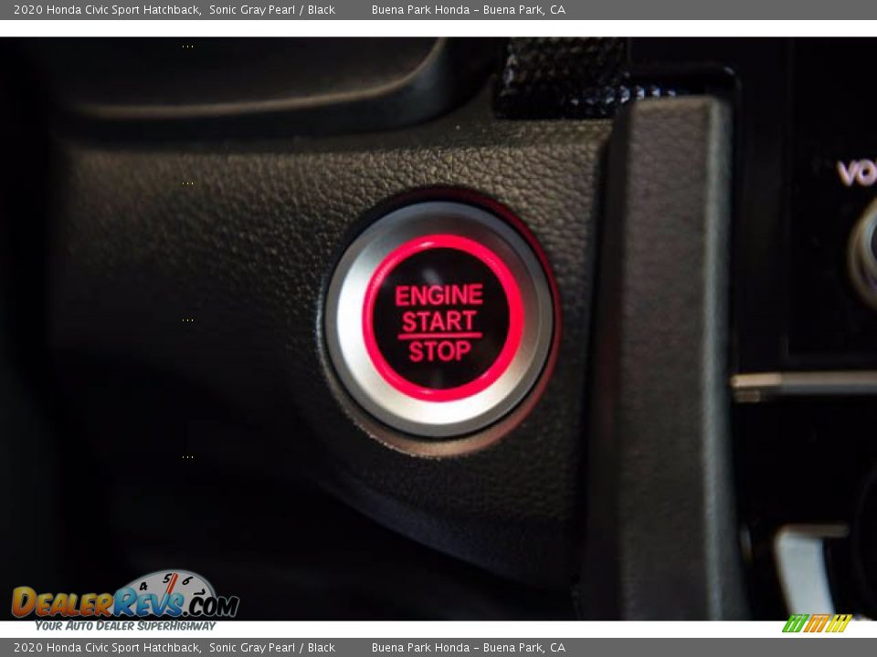 2020 Honda Civic Sport Hatchback Sonic Gray Pearl / Black Photo #16