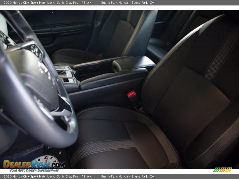 2020 Honda Civic Sport Hatchback Sonic Gray Pearl / Black Photo #17