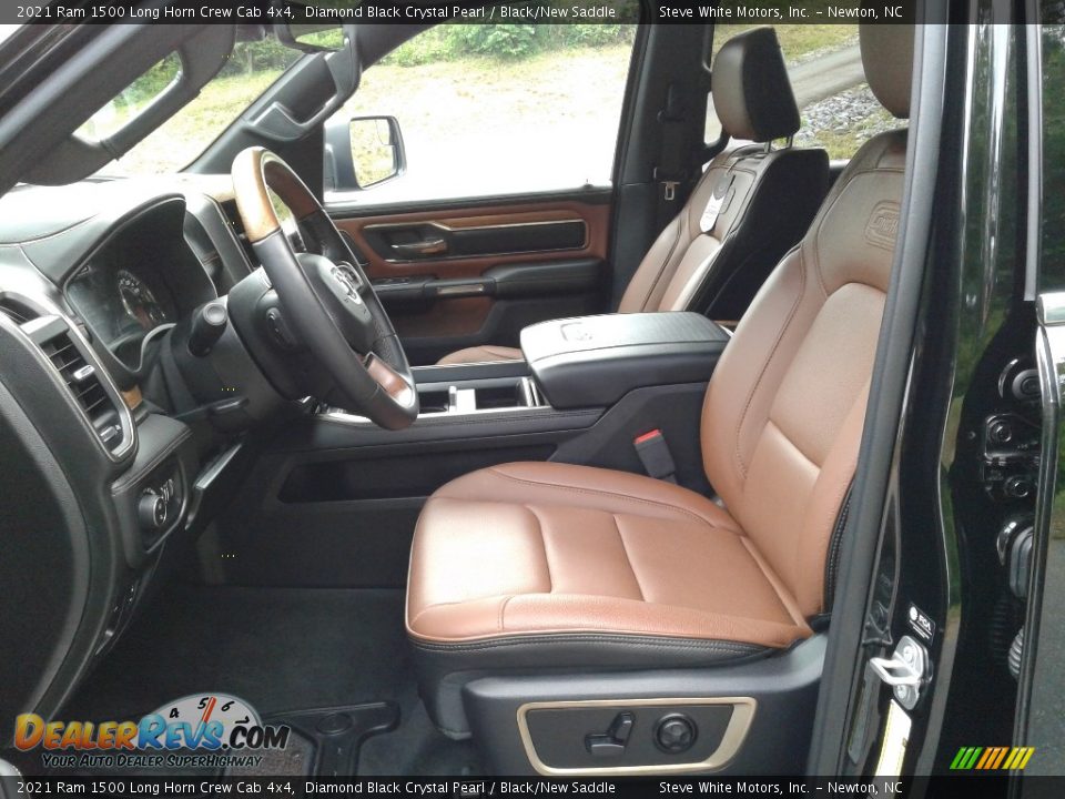 Front Seat of 2021 Ram 1500 Long Horn Crew Cab 4x4 Photo #12