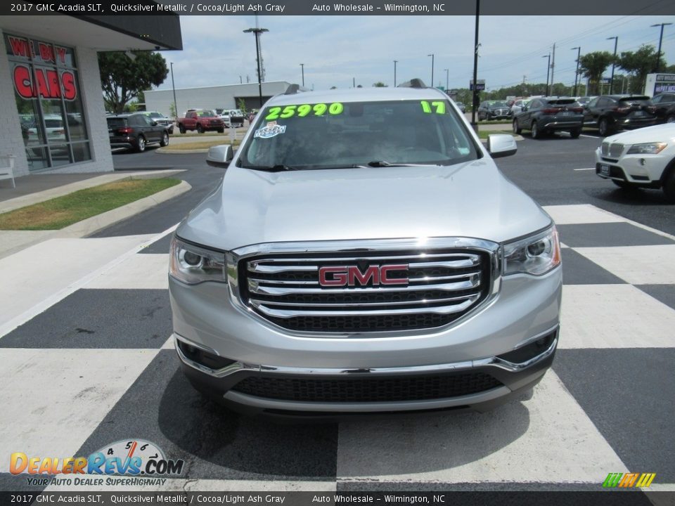 2017 GMC Acadia SLT Quicksilver Metallic / Cocoa/Light Ash Gray Photo #2