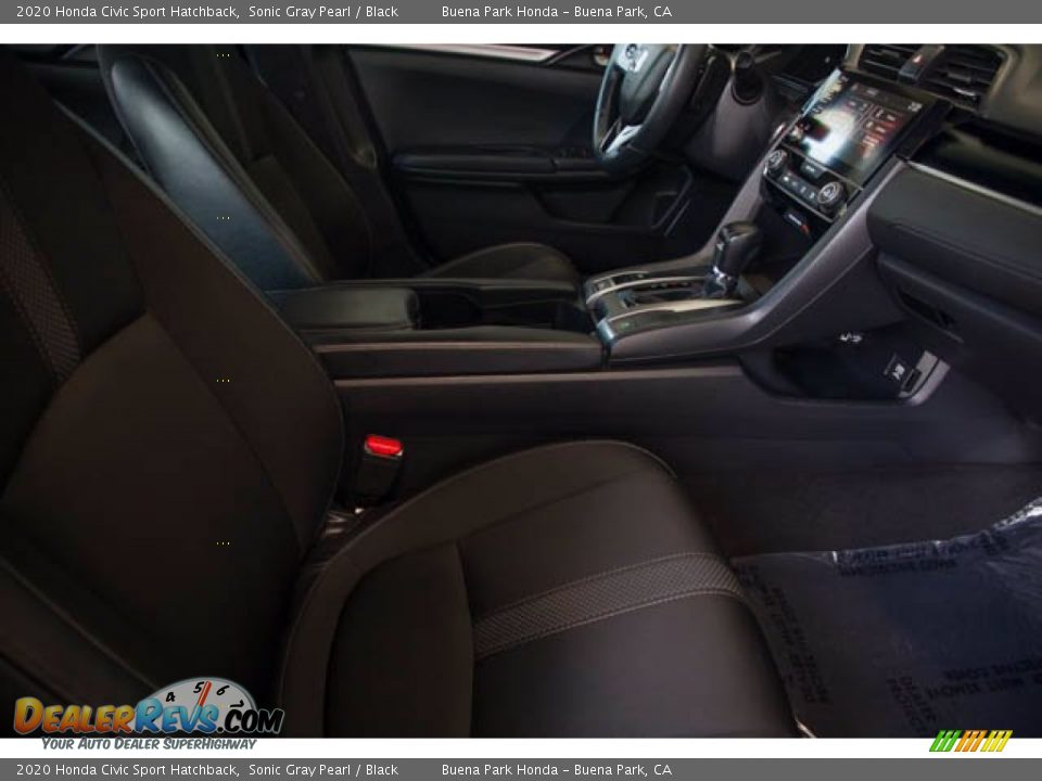 2020 Honda Civic Sport Hatchback Sonic Gray Pearl / Black Photo #22
